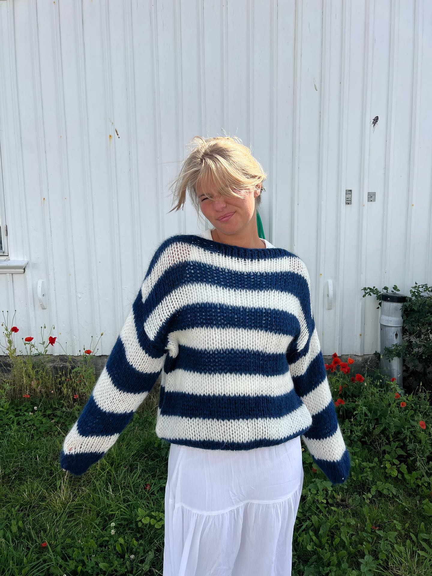 Olivia Knit Sweater - Navy