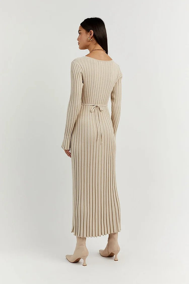 Gebreide Midi Dress